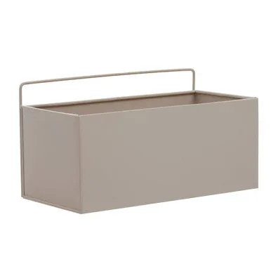 Asher Wall Plant Box Grey Natural