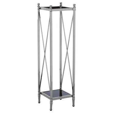 Hoffmann Plant Stand Glass Black Modern