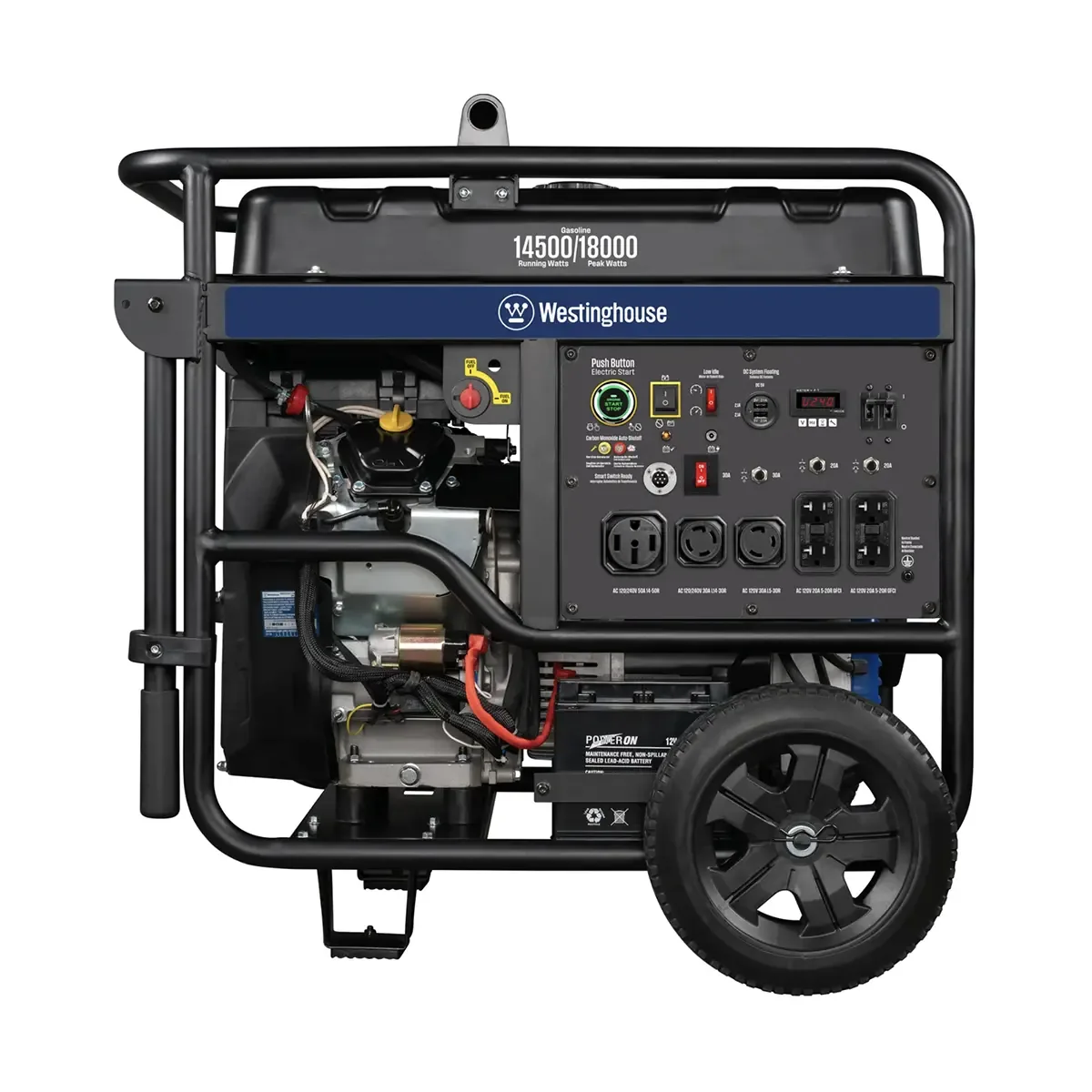 Westinghouse WGen14500c Portable Generator with CO sensor
