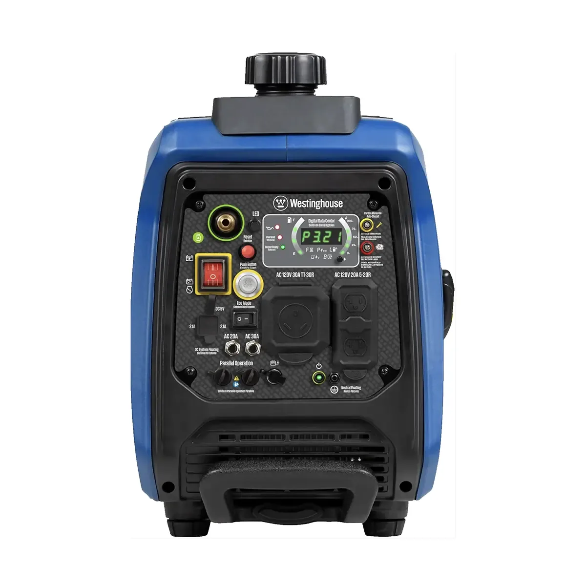 Westinghouse iGen4000DFc Inverter Generator – Dual Fuel with CO Sensor