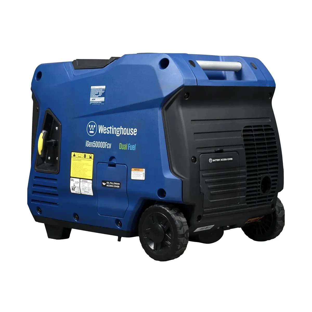 Westinghouse iGen5000DFcv Inverter Generator – Dual Fuel with CO Sensor