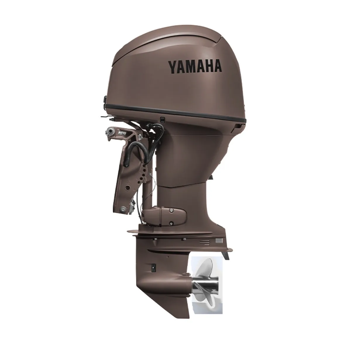 Yamaha 60HP Outboard Matte Brown F60LC3