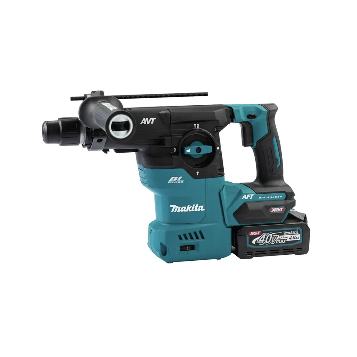 Makita cordless SDS Plus hammer drill with AWS dust system