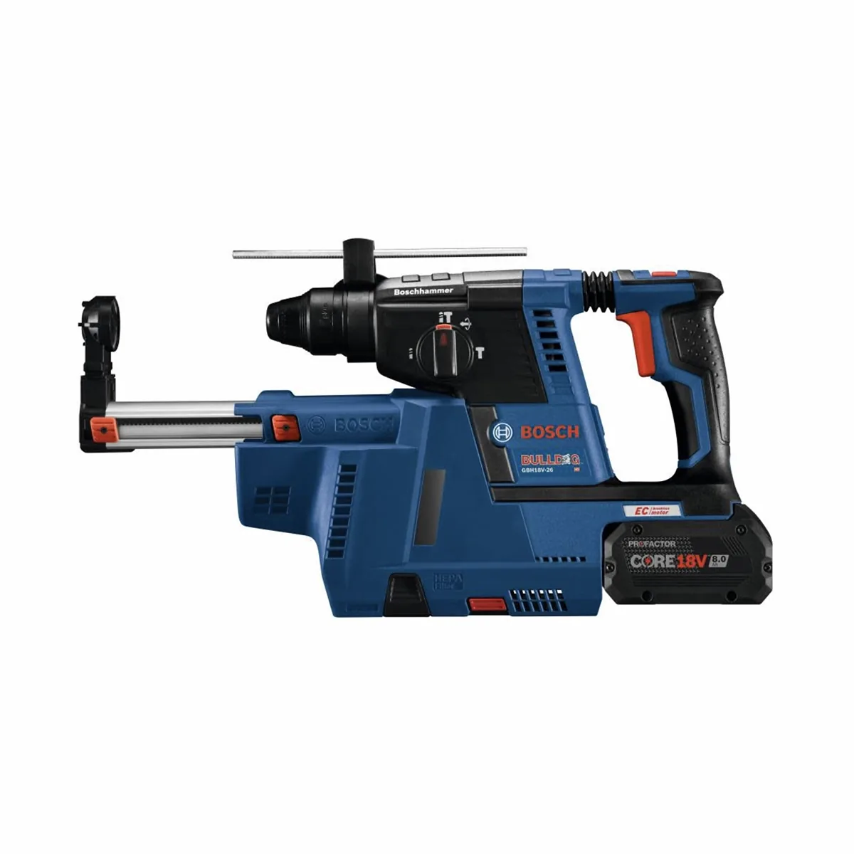 Bosch SDS Plus 18V cordless rotary hammer drill with PROFACTOR battery
