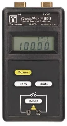 Transmation Checkmate 600 Pressure Calibrator