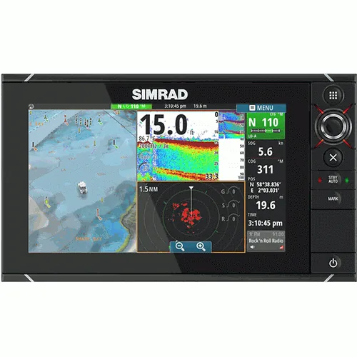 SIMRAD NSS12 EVO2 COMBO MULTIFUNCTION DISPLAY W/ INSIGHT USA