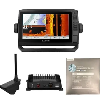 Garmin ECHOMAP Plus 93sv with LiveScope and LakeVu g3 Ultra West Bundle