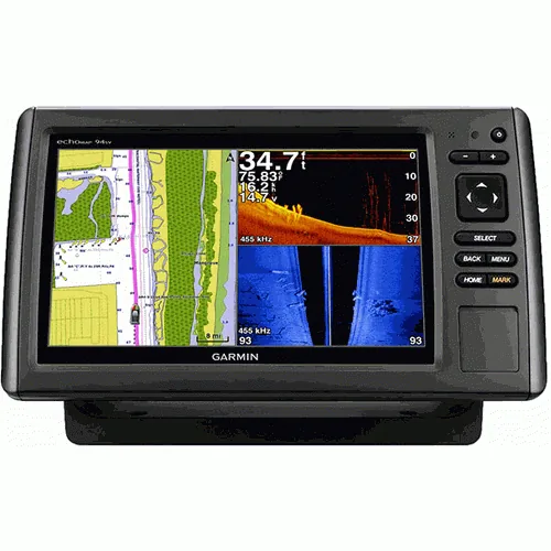 GARMIN 010-01392-01 ECHOMAP 94SV W/BLUECHART G2 & 50/200 HD-ID/DOWNVÜ/SIDEVÜ TRANSDUCER