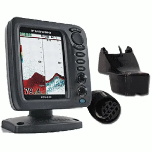 FURUNO FCV-620 DIGITAL SONAR FF W/ PLASTIC TRANSOM MOUNT TRIDUCER