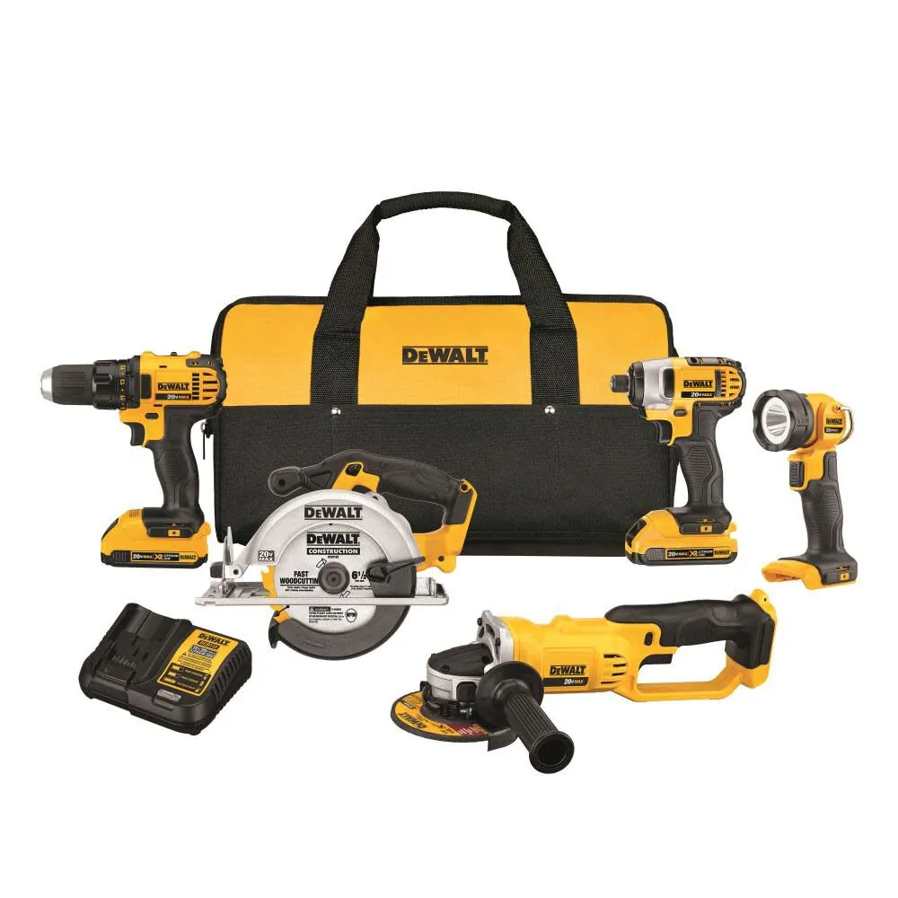 NEW DEWALT 20V MAX Compact 5-Tool Combo Kit