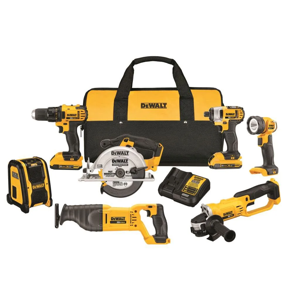 DEWALT 20 V MAX Compact 7 Tool Combo Kit
