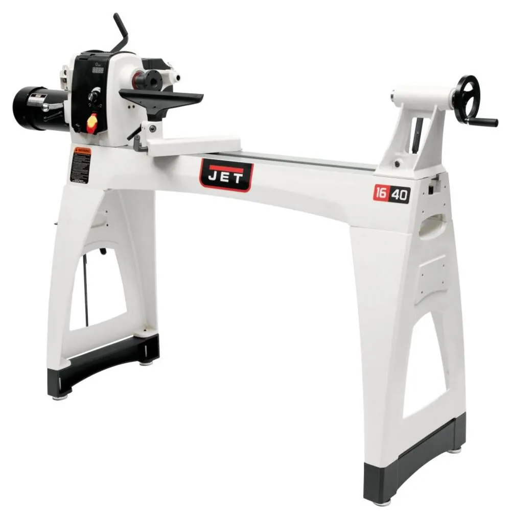 NEW JET 16in x 40in Electronic Variable Speed Wood Lathe 1.5HP 1PH 115V