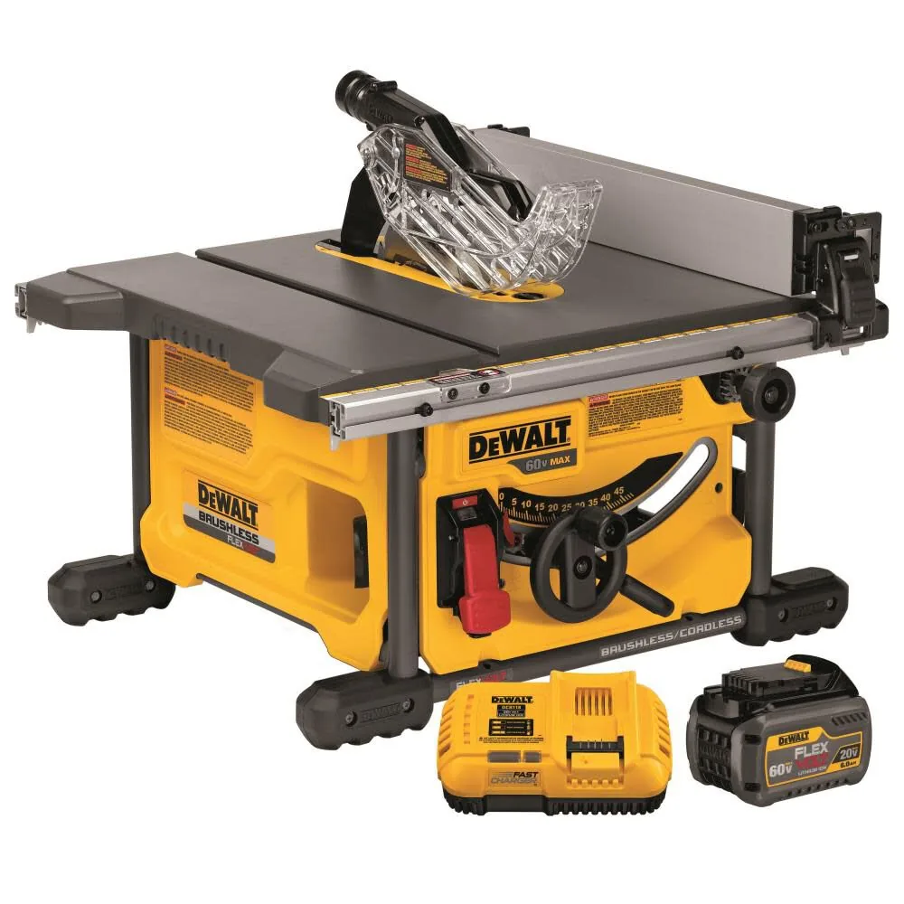 DEWALT FLEXVOLT 60V MAX 8-1/4In Table Saw Kit