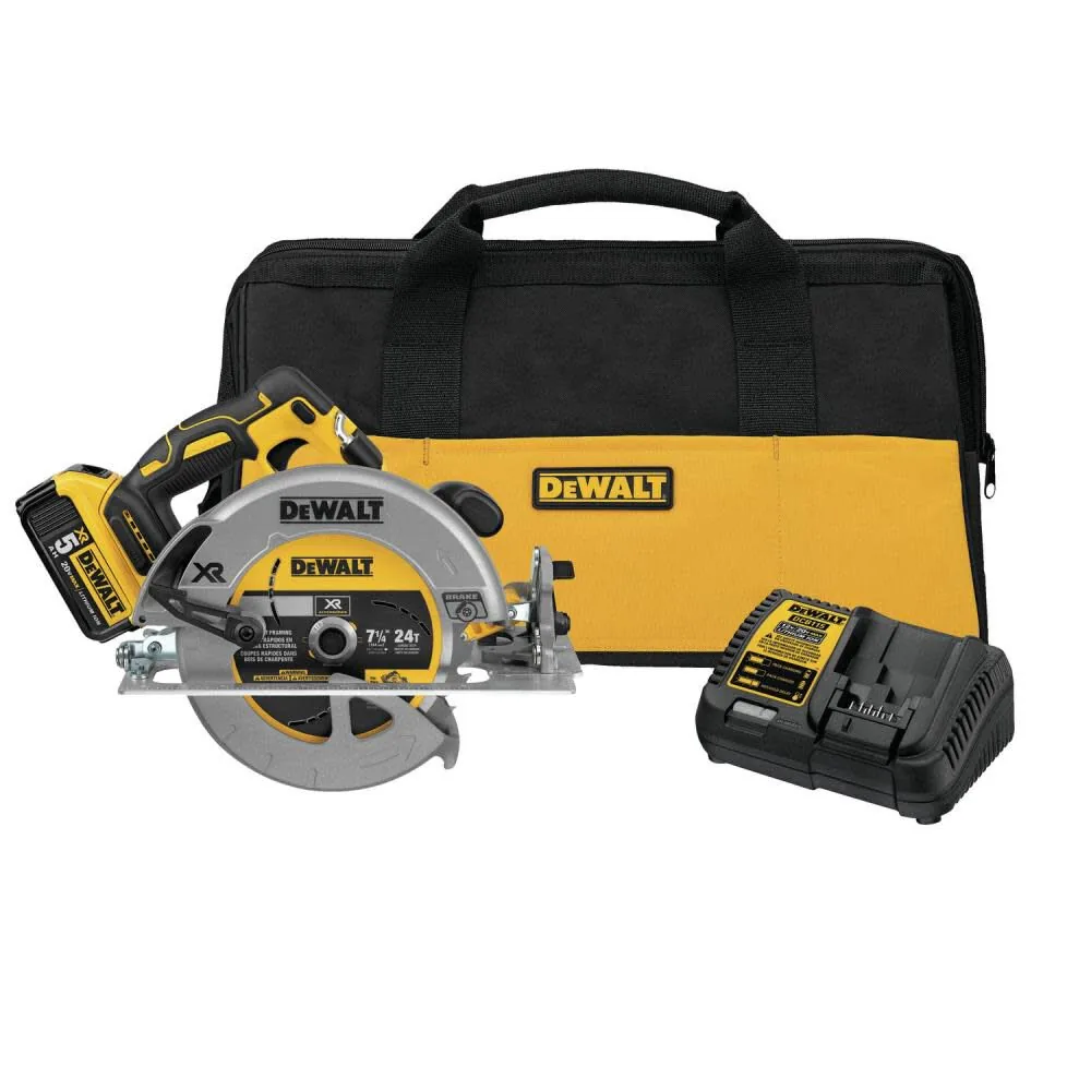 DEWALT DCS570P1 - 20V MAX 7-1/4 CORDLESS CIRCULAR SAW KIT