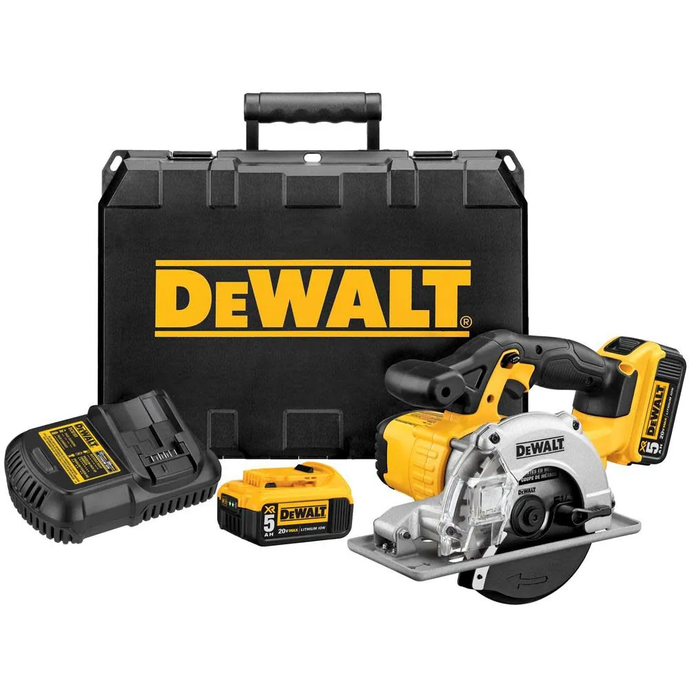 DEWALT 20V MAX Lithium Ion Metal Cutting Circular Saw Kit