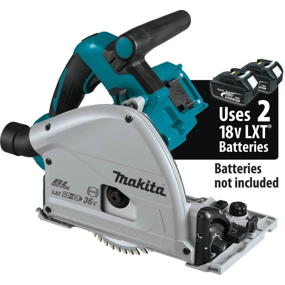 Makita 18V X2 (36V) LXT 6 1/2in Plunge Circular Saw with AWS (Bare Tool)