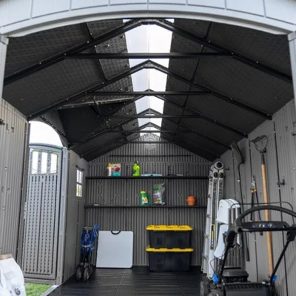 Lifetime 15 x 8 ft. Dual Entry Shed – 60455