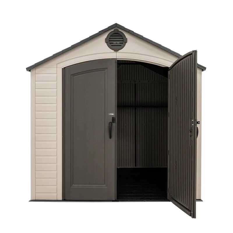 Lifetime 8 ft x 7.5 ft Outdoor Storage Shed – 60396