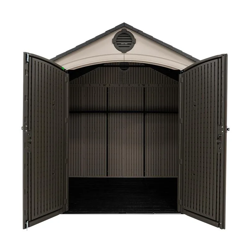 Lifetime 8 ft x 7.5 ft Outdoor Storage Shed – 60396