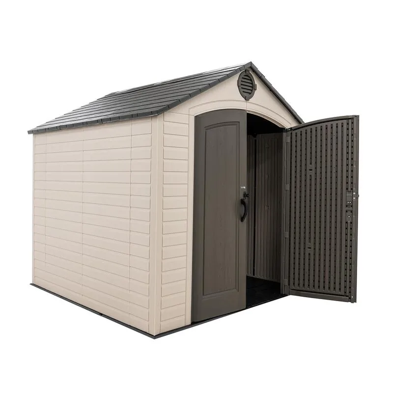 Lifetime 8 ft x 7.5 ft Outdoor Storage Shed – 60396