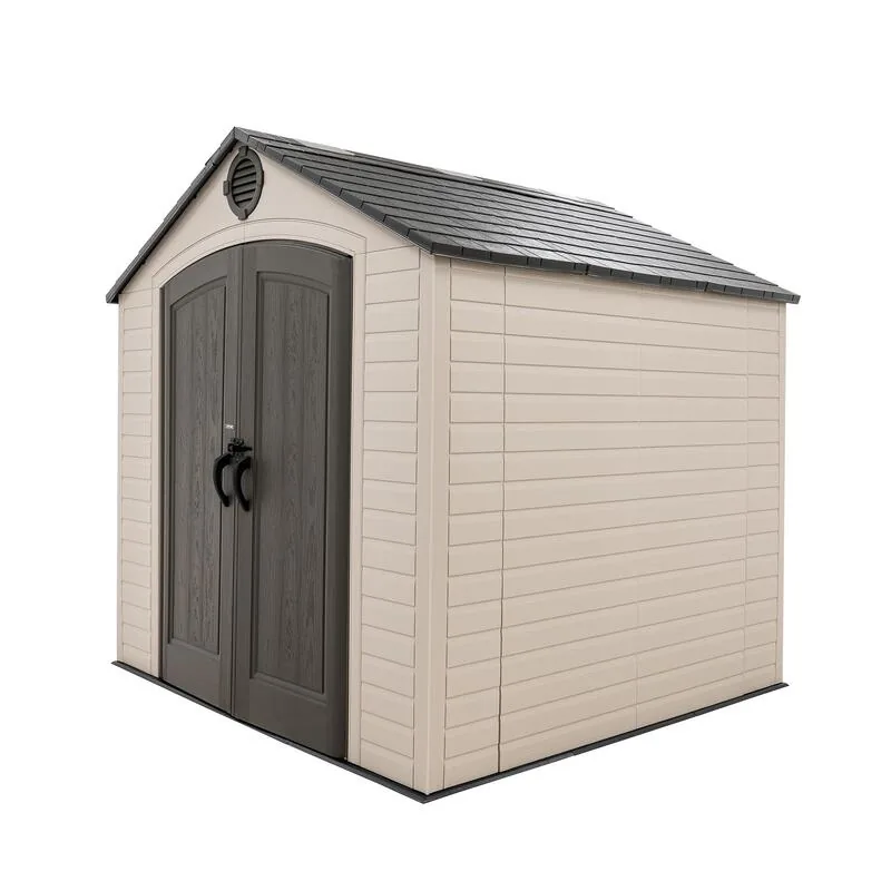 Lifetime 8 ft x 7.5 ft Outdoor Storage Shed – 60396