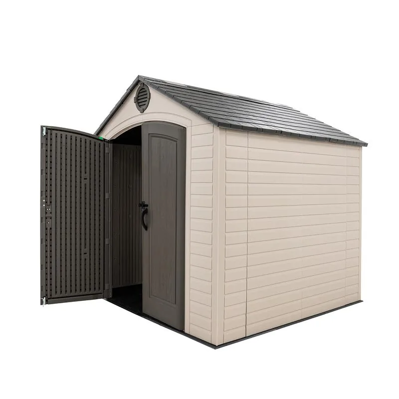 Lifetime 8 ft x 7.5 ft Outdoor Storage Shed – 60396