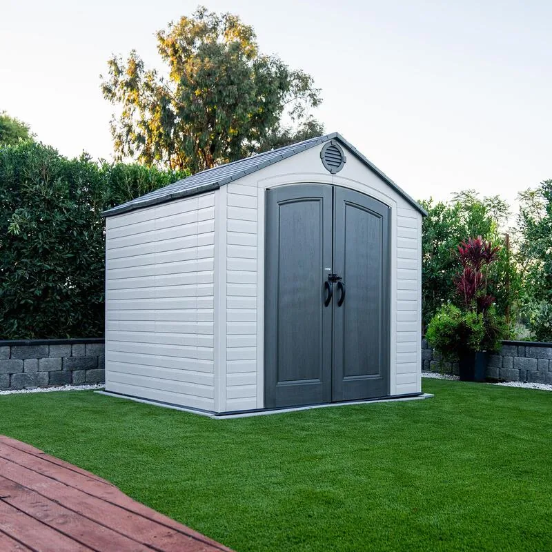 Lifetime 8 ft x 7.5 ft Outdoor Storage Shed – 60396