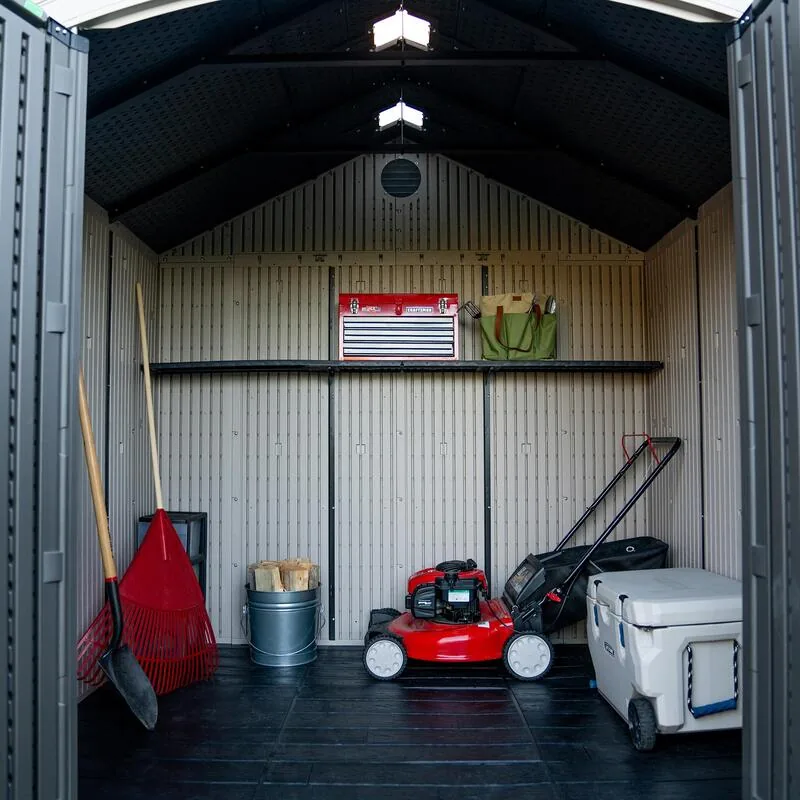 Lifetime 8 ft x 7.5 ft Outdoor Storage Shed – 60396