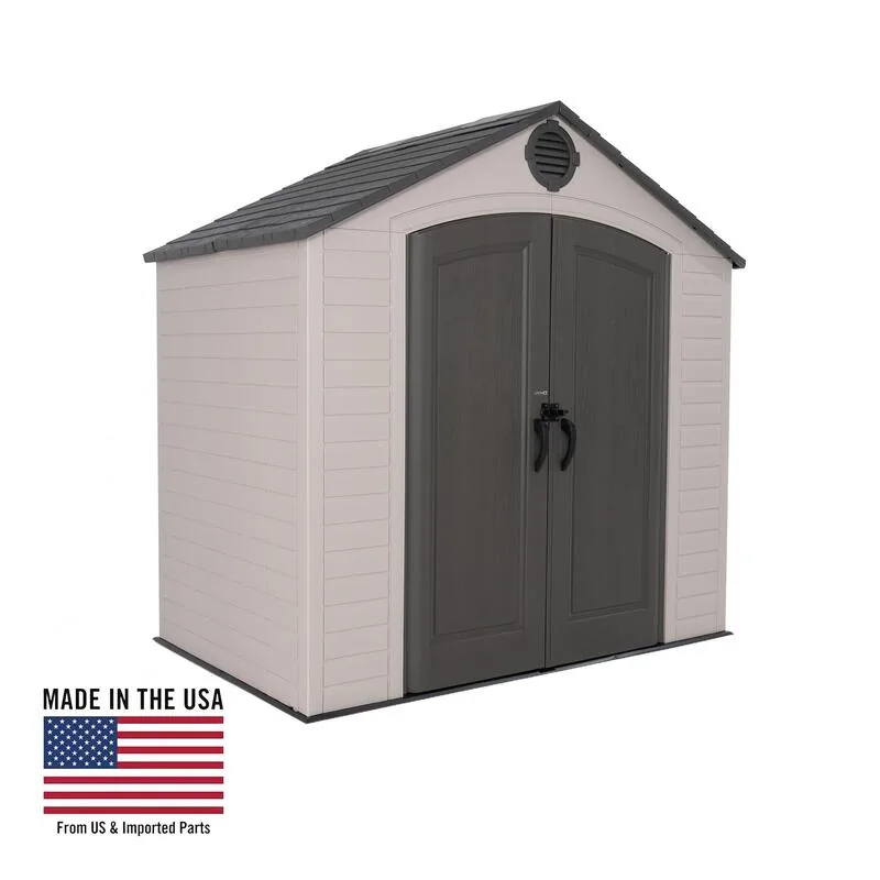 Lifetime 8 ft x 5 ft Outdoor Storage Shed – 60392