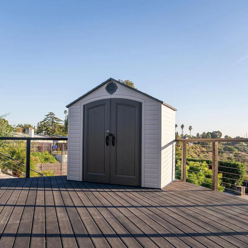 Lifetime 8 ft x 5 ft Outdoor Storage Shed – 60392