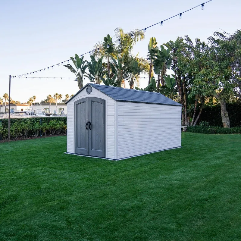 Lifetime 8 ft x 15 ft Outdoor Storage Shed – 60394