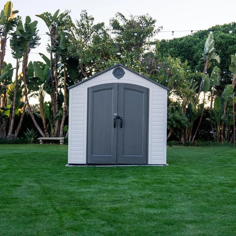 Lifetime 8 ft x 15 ft Outdoor Storage Shed – 60394