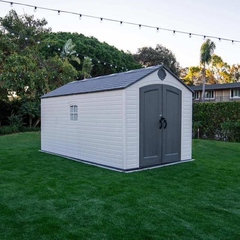 Lifetime 8 ft x 15 ft Outdoor Storage Shed – 60394