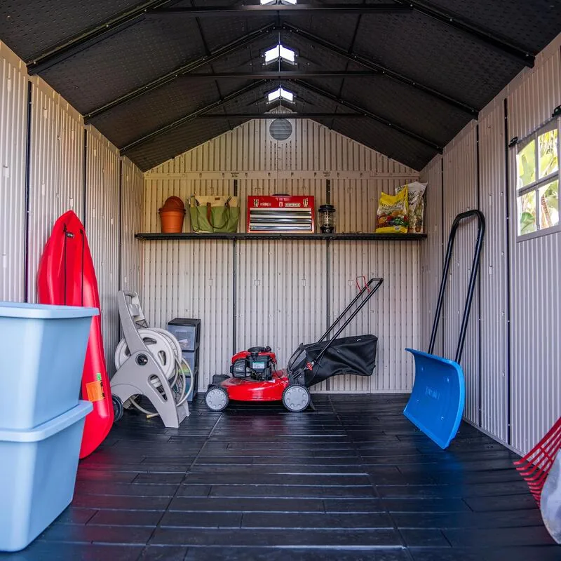 Lifetime 8 ft x 12.5 ft Outdoor Storage Shed – 60395