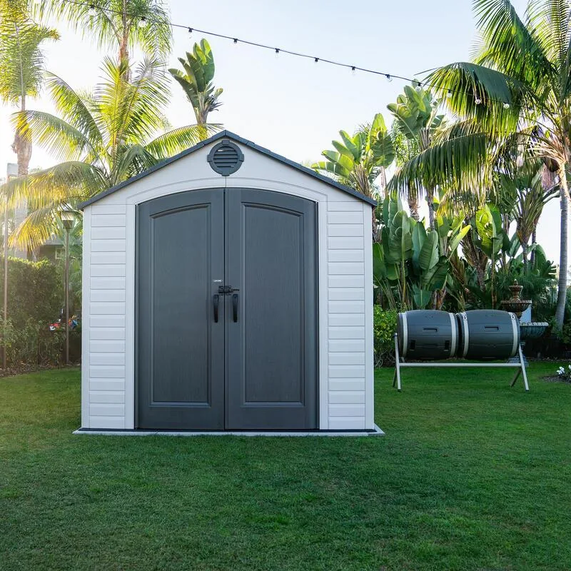 Lifetime 8 ft x 12.5 ft Outdoor Storage Shed – 60395