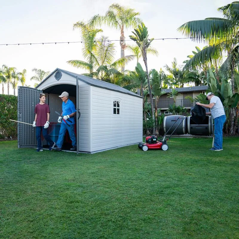 Lifetime 8 ft x 12.5 ft Outdoor Storage Shed – 60395