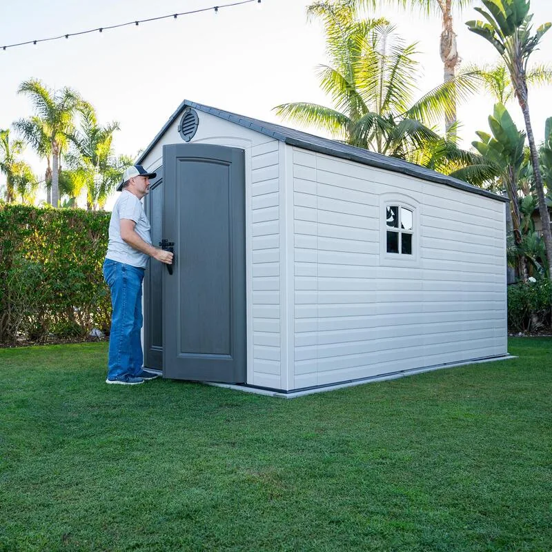 Lifetime 8 ft x 12.5 ft Outdoor Storage Shed – 60395