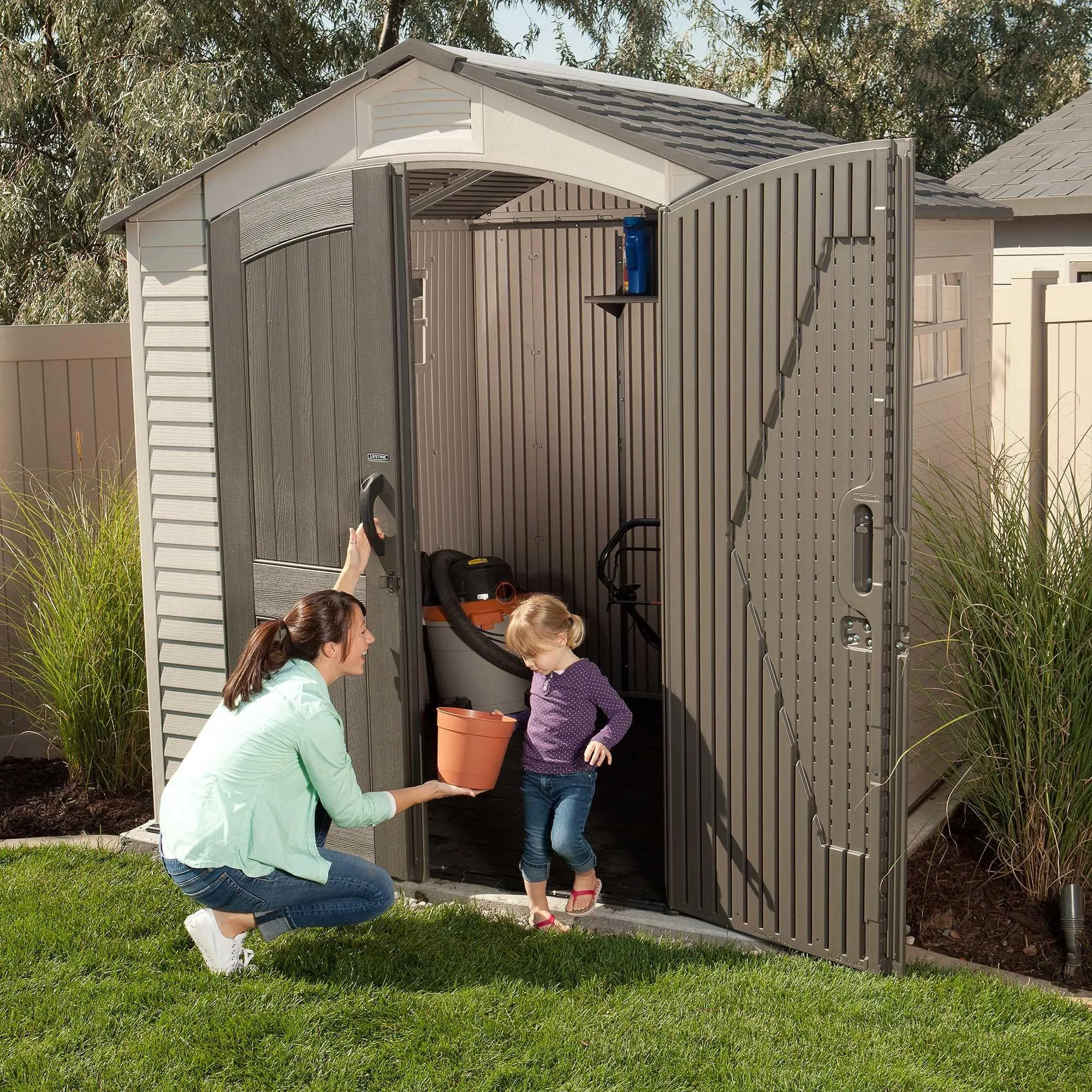 Lifetime 7 x 7 ft Outdoor Storage Shed – 60042