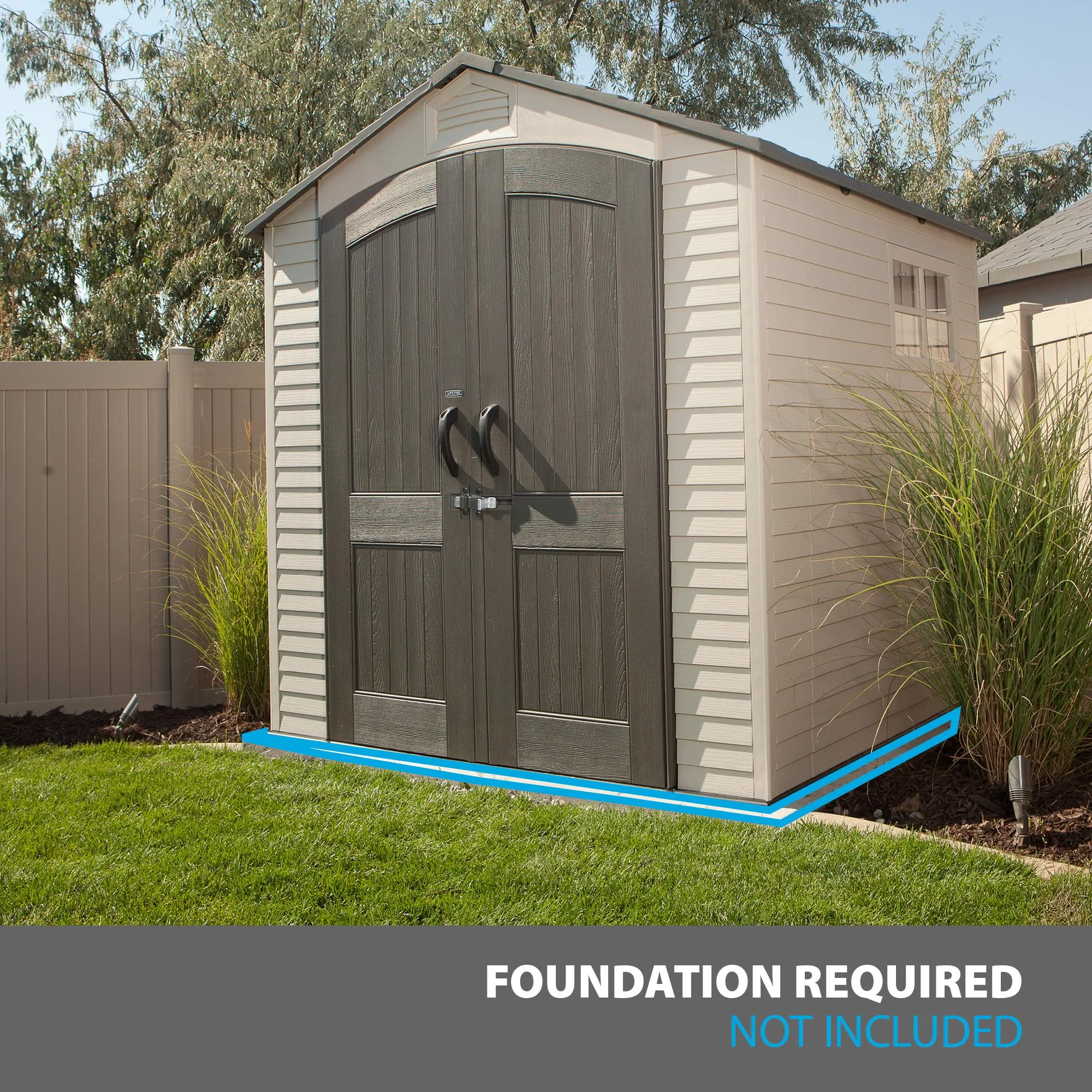 Lifetime 7 x 7 ft Outdoor Storage Shed – 60042