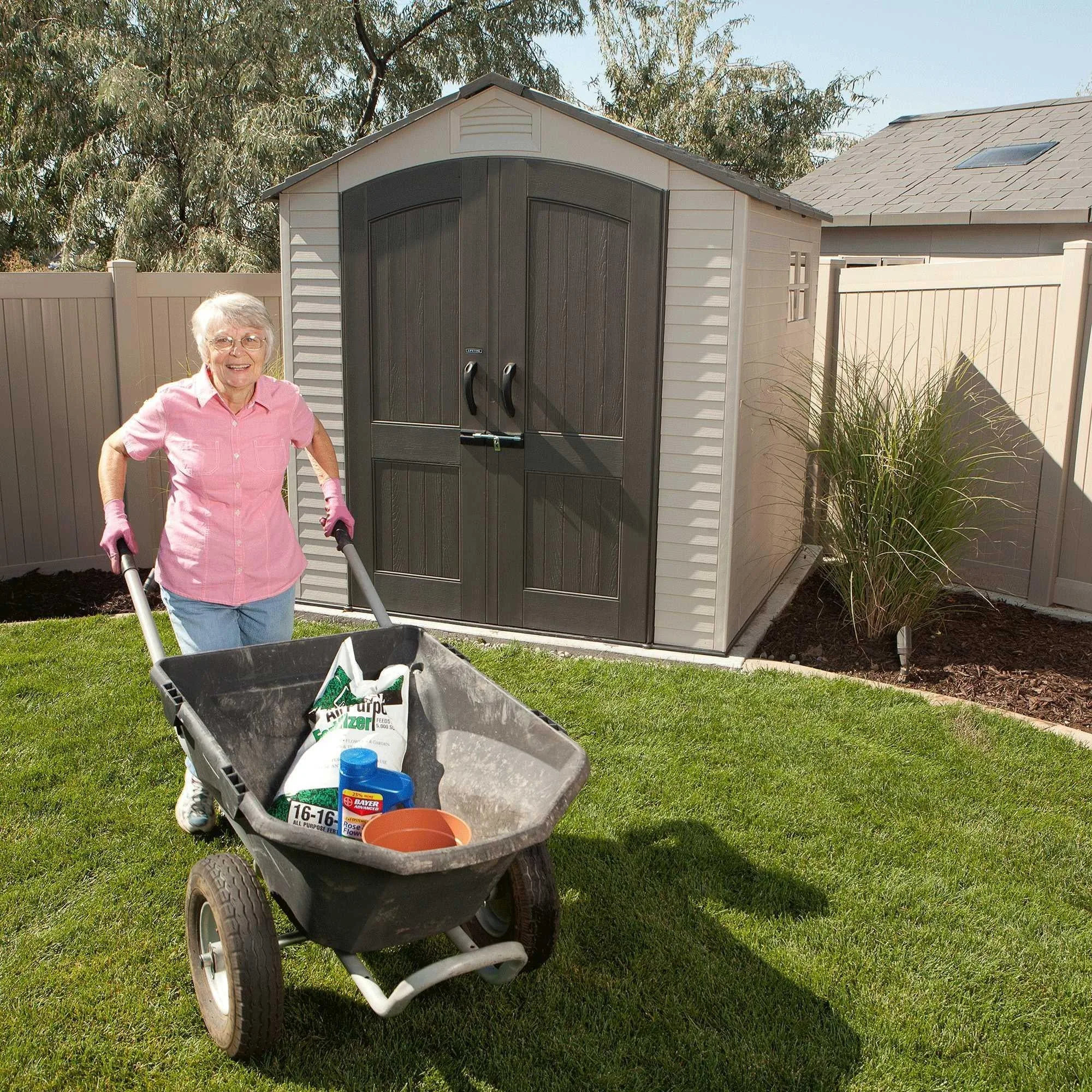 Lifetime 7 x 7 ft Outdoor Storage Shed – 60042