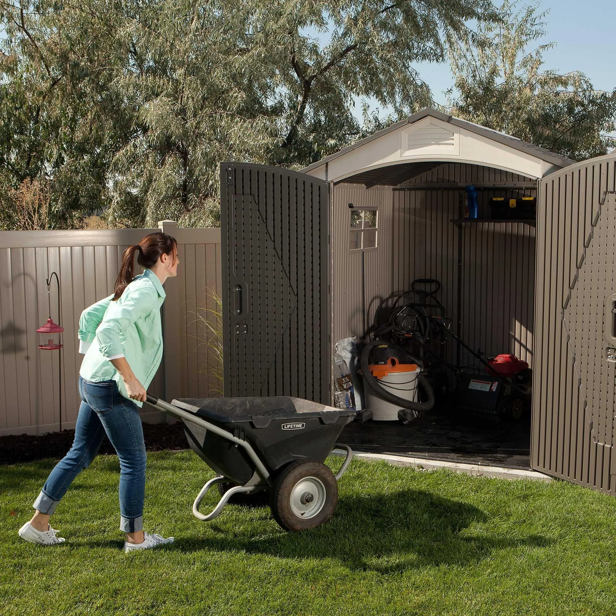 Lifetime 7 x 7 ft Outdoor Storage Shed – 60042