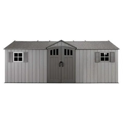 Lifetime 20 x 8 ft. Vinly Outdoor Shed – 60351