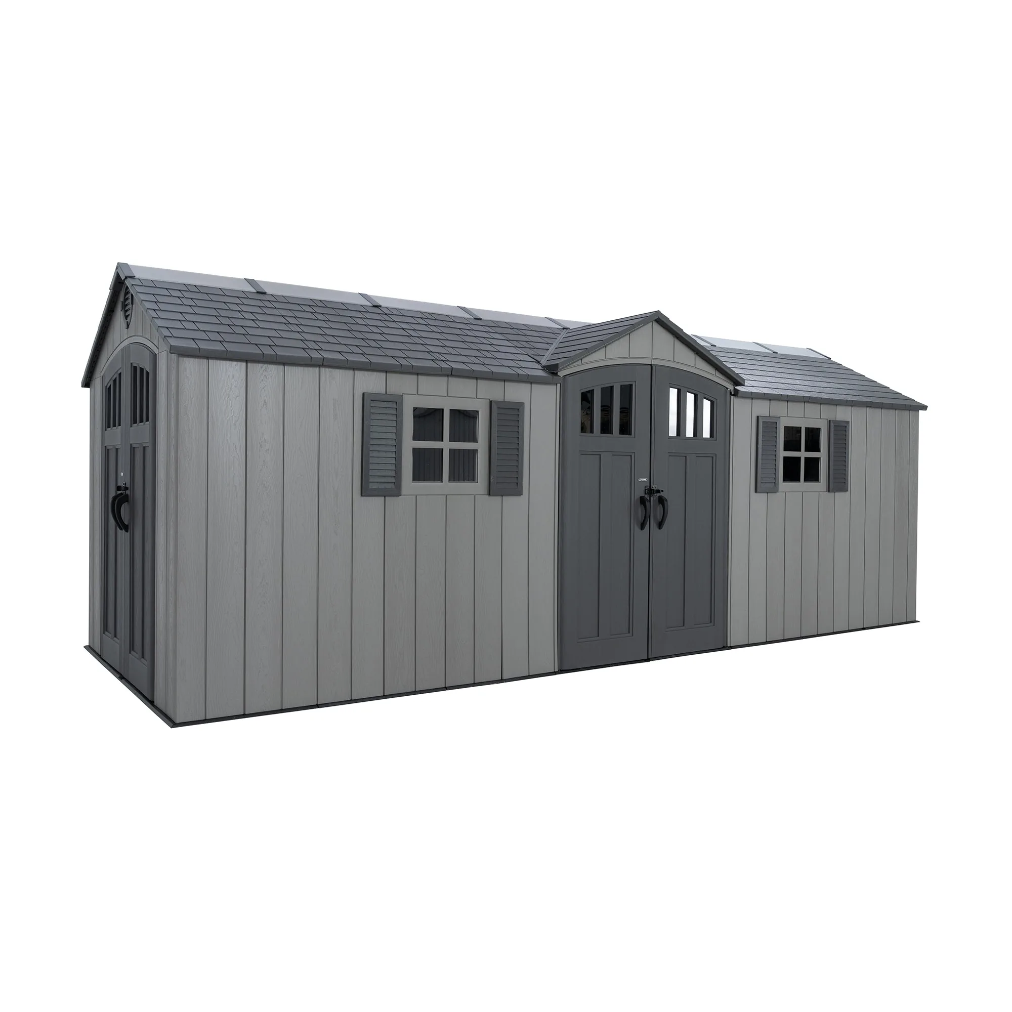 Lifetime 20 ft x 8 ft Outdoor Storage Shed – 60456