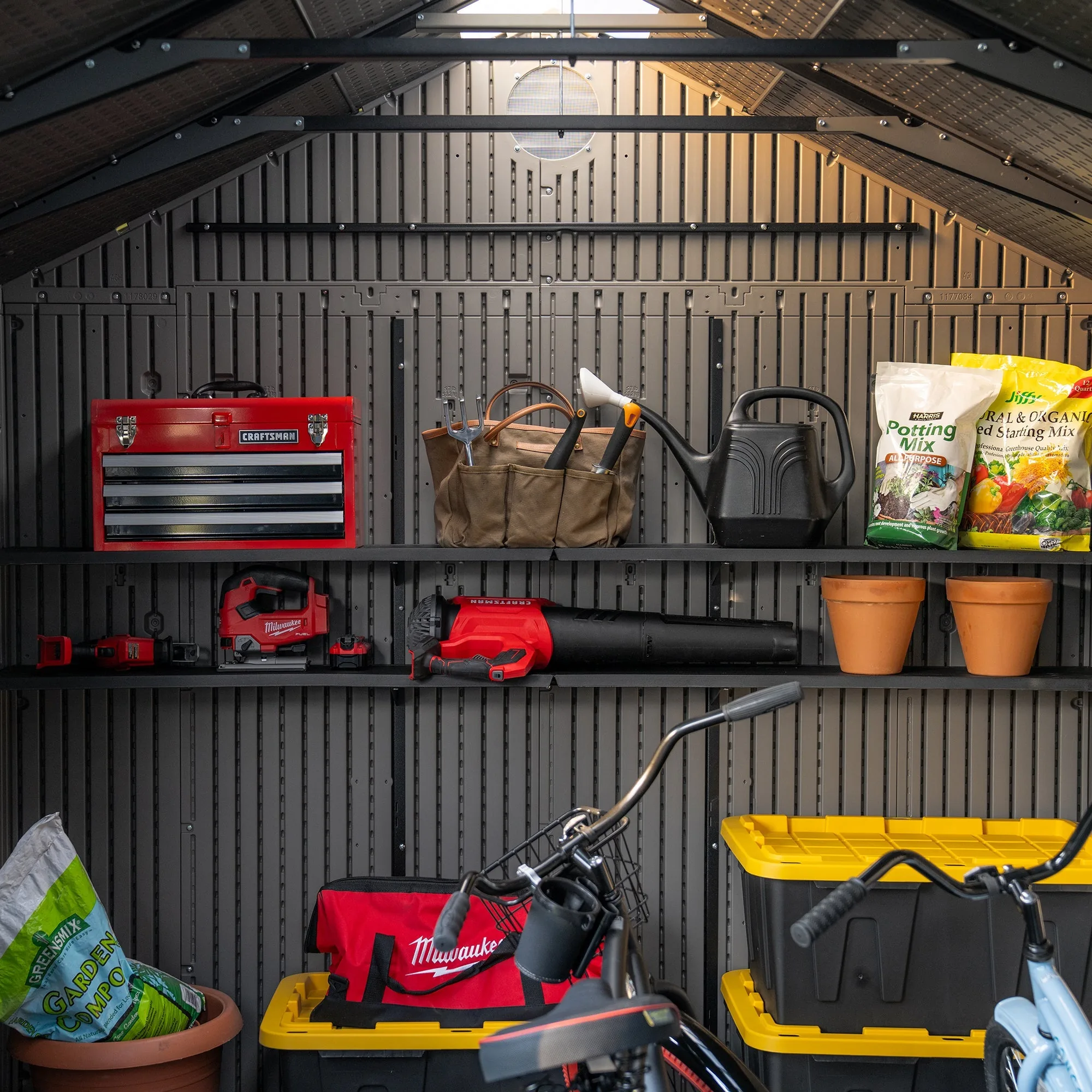 Lifetime 20 ft x 8 ft Outdoor Storage Shed – 60456