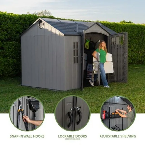 Lifetime 10 x 8 ft. Storage Shed – 60453