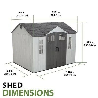 Lifetime 10 x 8 ft. Storage Shed – 60243