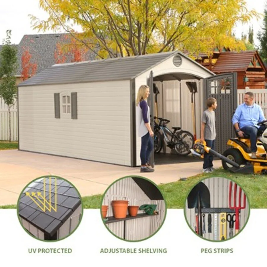 Lifetime 8 x 20 ft. Shed – 60120