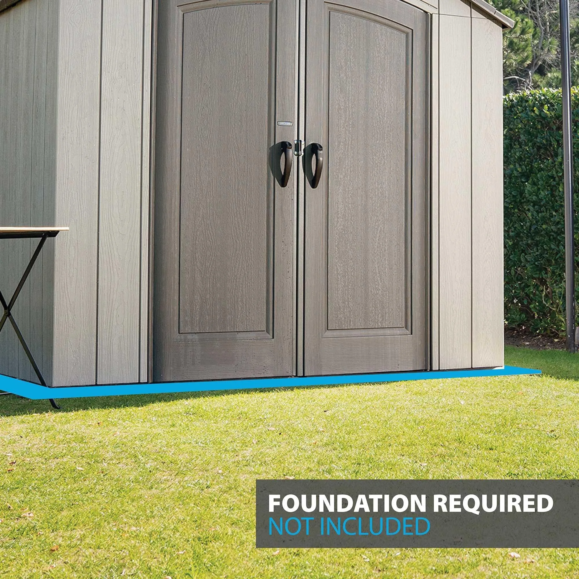 Lifetime 8 x 17.5 ft Outdoor Storage Shed – 60352