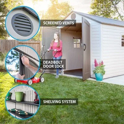 Lifetime 8 x 15 ft. Shed – 60075