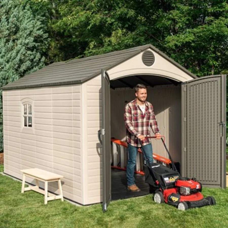 Lifetime 8 x 12.5 ft. Outdoor Shed – 6402